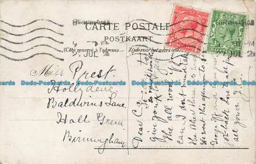 R631699 Brüssel. Königspalast. Postkarte