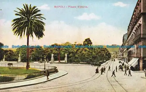 R631456 Neapel. Piazza Vittoria. R. Zedda von V. Carcavallo