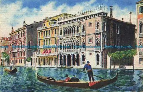 R631460 Venedig. Palazzo Contarini. A. Kroketten