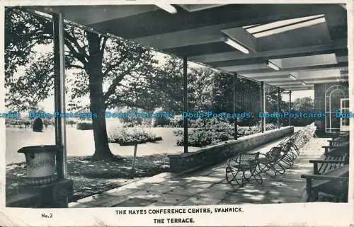 R631714 Das Konferenzzentrum von Hayes. Swanwick. Die Terrasse. RP. 1966