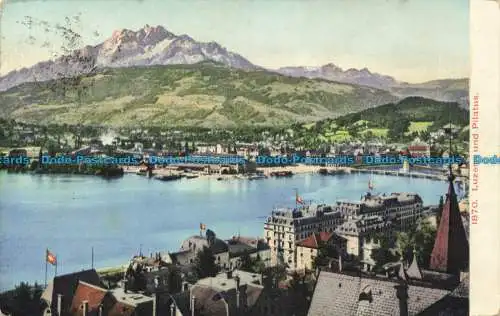 R631732 Luzern und Pilatus. Photoglob. Wehrli