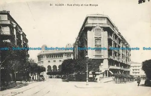 R631736 Algier. Rue d Isly und Rue Monge. A.F