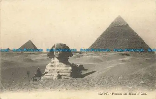 R631741 Ägypten. Pyramiden und Sphinx von Gizeh. L.C