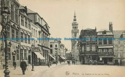 R631776 Mons. Das Theater und die Rue de Nimy. Ern. Nels Thill