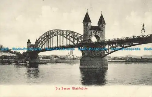 R631524 Die Bonner Rheinbrucke. Verl. H.H