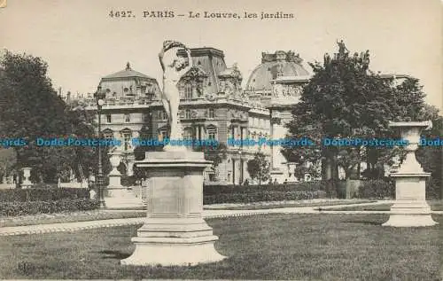 R631837 Paris. Der Louvre les Jardins. E. Le Deley