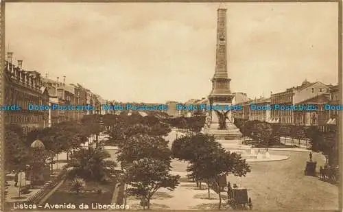 R632548 Lissabon. Avenida de Liberdade