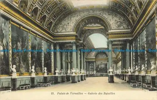 R632554 Schloss Versailles. Galerie der Schlachten. Edia