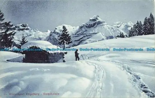 R632600 Wintersport Engelberg. Gerschnialp. R. Hess