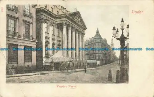 R631917 London. Herrenhaus. Postkarte