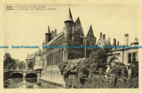 R632629 Gent. Schloss von Gerard de Diable. Ramsa