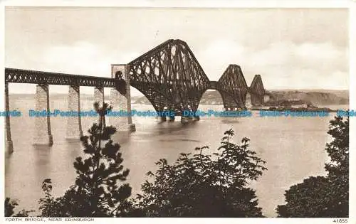 R631954 in der Nähe von Edinburgh. Forth Bridge. Photochrom