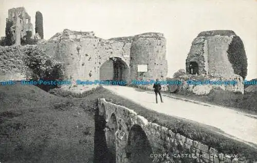 R632656 Corfe Castle. Das Gateway. Photochrom