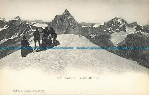 R631979 Breithorn. Gipfel. Wehrli