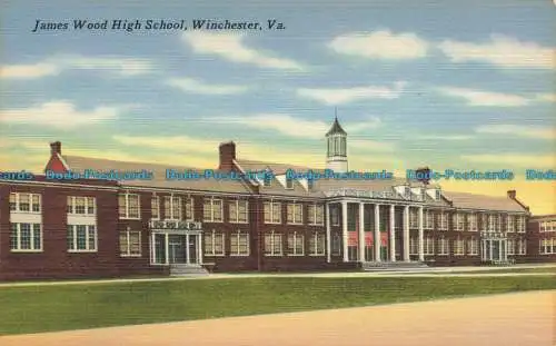 R632690 Va. James Wood High School. Winchester. Shenandoah Nachrichtenagentur. Tichnor