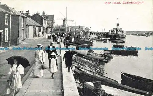 R632729 Littlehampton. Pier Road. Valentine-Serie. 1909