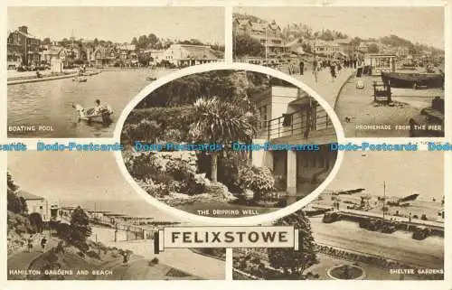 R632755 Felixstowe. Bootspool. Tuck. Multi View