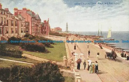 R632071 Herne Bay. Marine Parade. Das Photochrom. Exklusive Celesque Serie