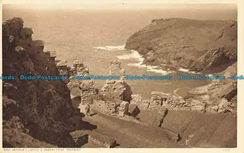 R632083 Tintagel. King Arthur Castle und Barras Head