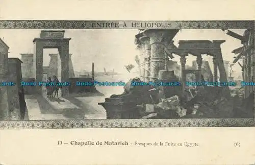 R632772 Kapelle von Matarieh. Fresken von der Flucht nach Ägypten