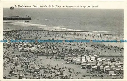 R632778 Blankenberge. Übersicht über den Strand. Albert. A. Dohmen