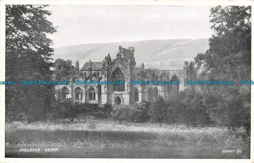 R632092 Melrose Abbey. Valentinstag. Bromoton