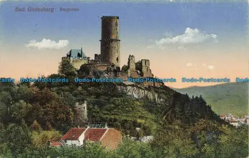 R632788 Bad Godesberg. Burgruine. Wilhelm Kohler. Nein. 92