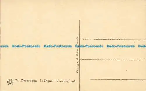 R632793 Zeebrügge. Die Küste. A. Dohmen. Albert