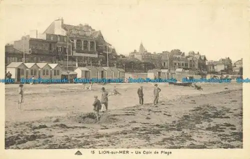 R632106 Lion sur Mer. Eine Ecke vom Strand. C.A.P