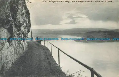 R632796 Burgenstock. Weg Zum Hametschwand. Wehrli