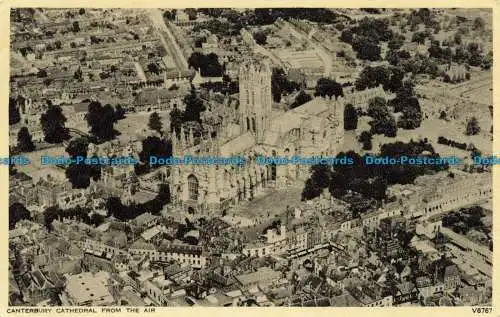 R632111 Kathedrale von Canterbury. Aus der Luft. Photochrom