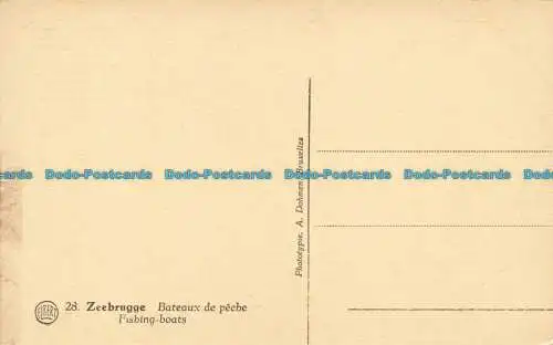 R632804 Zeebrügge. Fischerboote. A. Dohmen. Albert