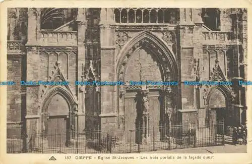 R632843 Dieppe. Jakobskirche. C.A.P