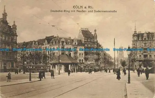 R632850 Coln a. Rh. Deutscher Ring Mit Neusser und Sudermannstraße. Nr. 16