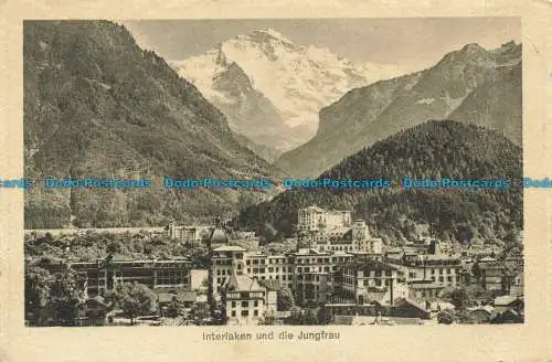 R632854 Interlaken und die Jungfrau. Photoglob