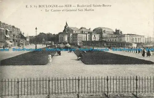 R632860 Boulogne sur Mer. Boulevard Sainte Beuve