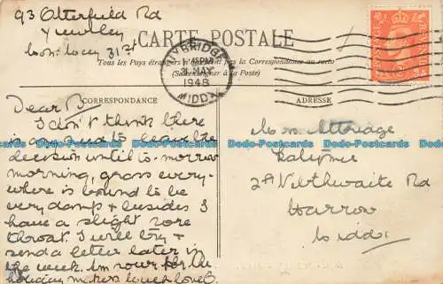 R632861 Algerien. Szenen. Junge Kamelmädchen. E.S. 1948