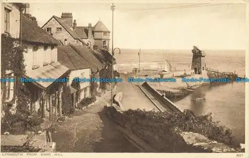 R632206 Lynmouth. Von Mars Hill. Photochrom