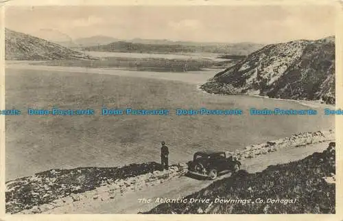 R632220 Co. Donegal. Der Atlantic Drive. Daunen. S.R. Butler