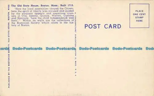 R632241 Masse. Ratskammer. Altes Staatshaus. Boston. Die Bostonian Society. A