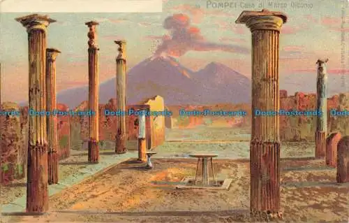 R632936 Pompeji. Haus von Marco Olconio. Richter