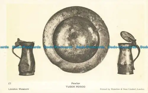 R632299 London Museum. Zinn. Tudorperiode. Waterlow