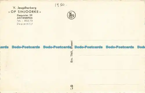 R632308 V. Jeugdherberg. Op Sinjoorke. Ern. Nels Thill