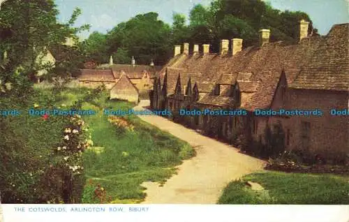 R633369 Bibury. Die Cotswolds. Arlington Row. Photochrom. 1957