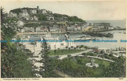 R633391 Torquay. Princess Gardens und Vane Hill