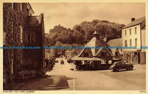 R633394 Dunster. Der Garnmarkt. Photochrom