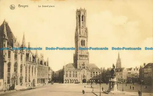 R633414 Brügge. La Grand Place. Ern. Nels Thill. Serie Brügge. Nein. 174