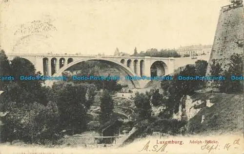 R633102 Luxemburg. Adolph Brucke. 1908