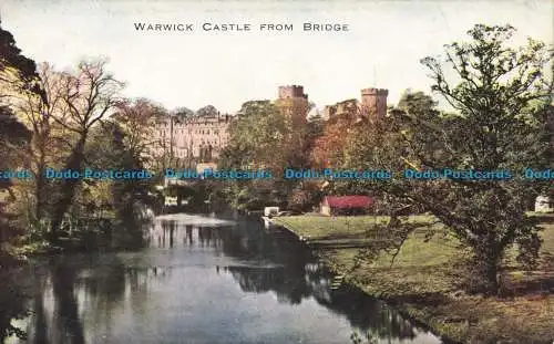 R632431 Warwick Castle von Brücke. Valentinstag. Valesque Serie