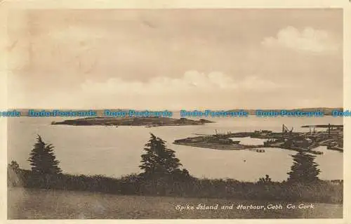 R633520 Cobh. Co. Kork. Spike Island und Hafen. Typ